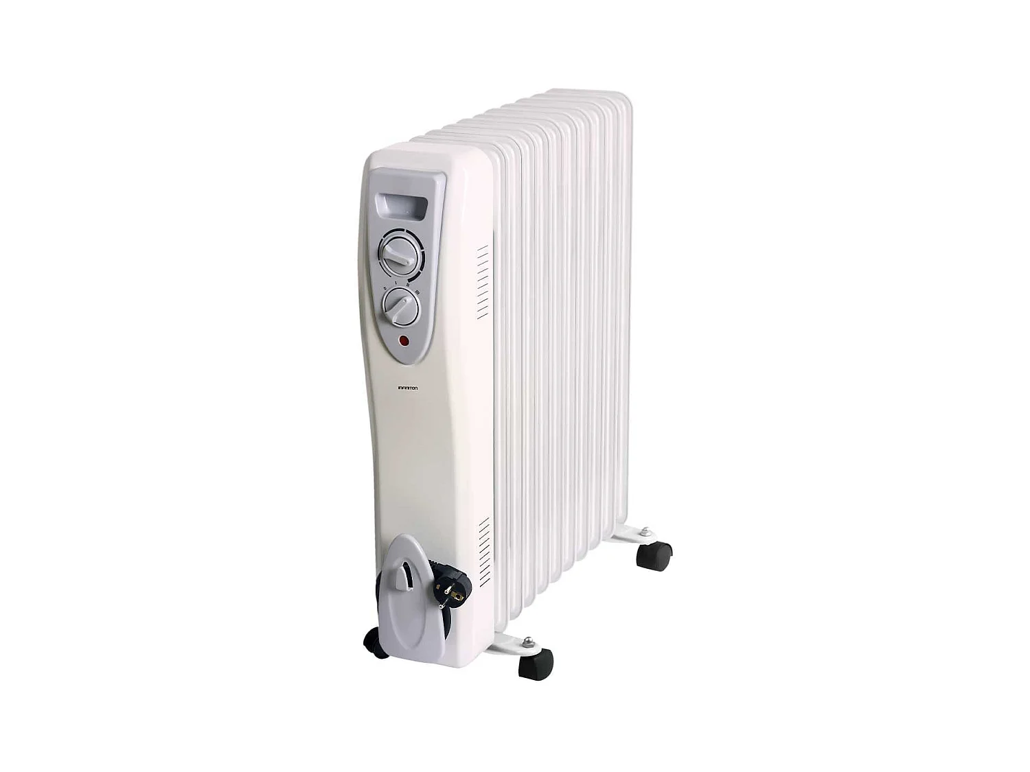 Radiador de aceite Infiniton HOR-2500 2500W 3 niveles de potencia blanco