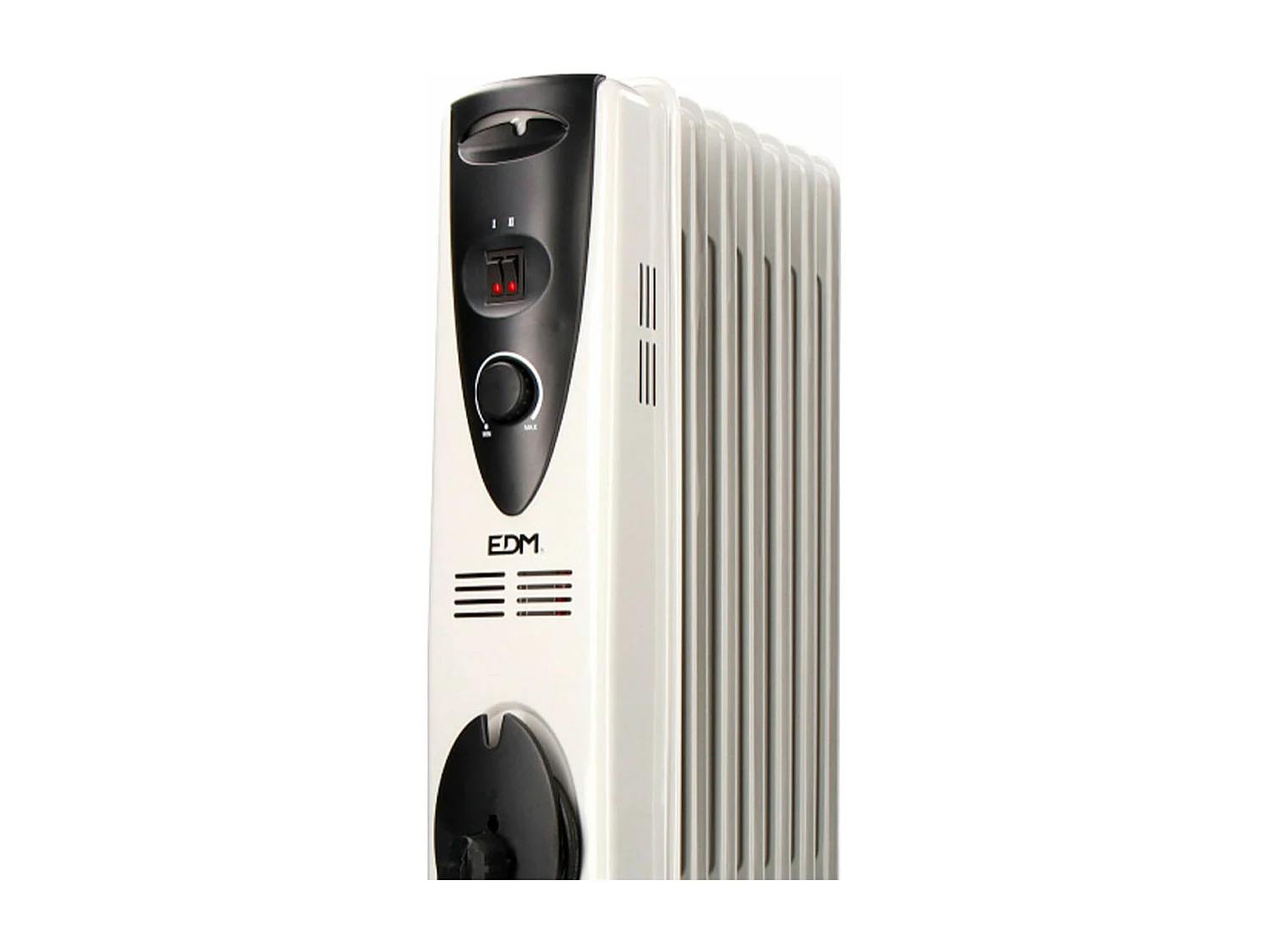 Radiador de aceite EDM 1500W 7 elementos blanco