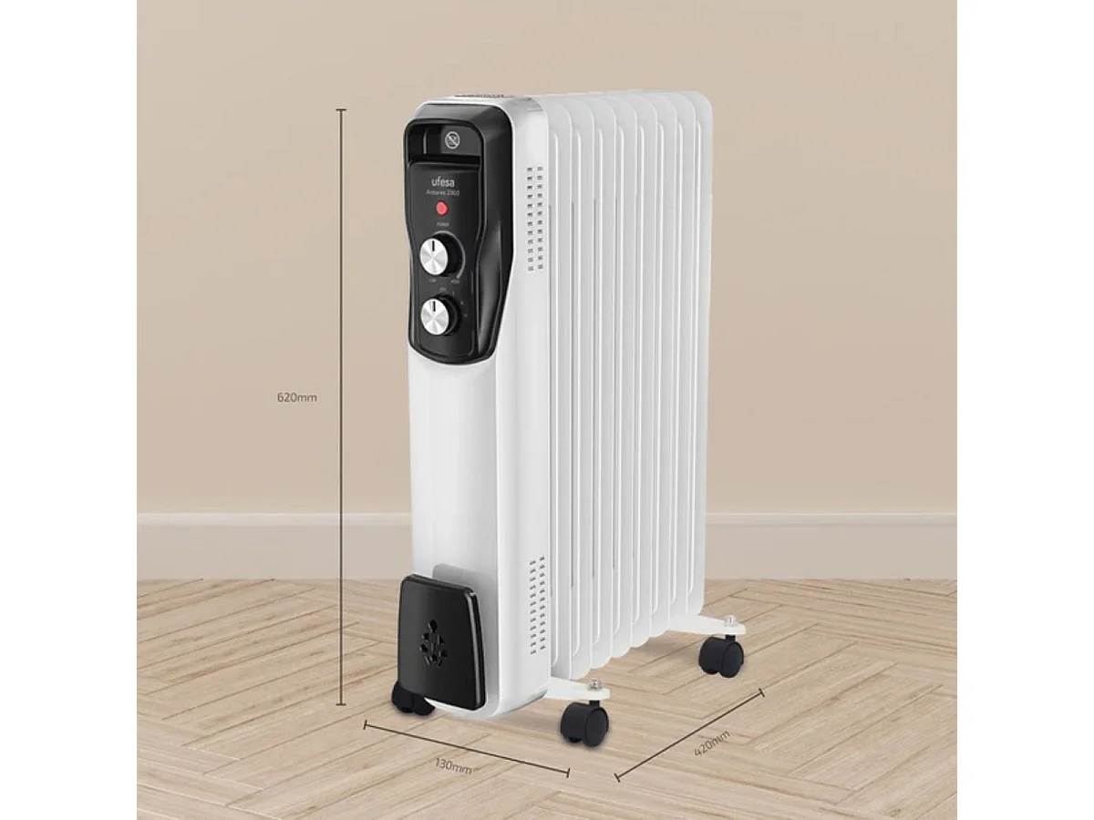 Radiador de aceite Ufesa Antares2000 2000W 9 elementos gris