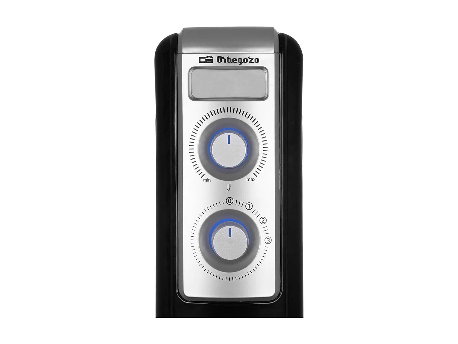 Radiador de aceite Orbegozo RN1000 1000W 5 elementos luces LED negro/gris