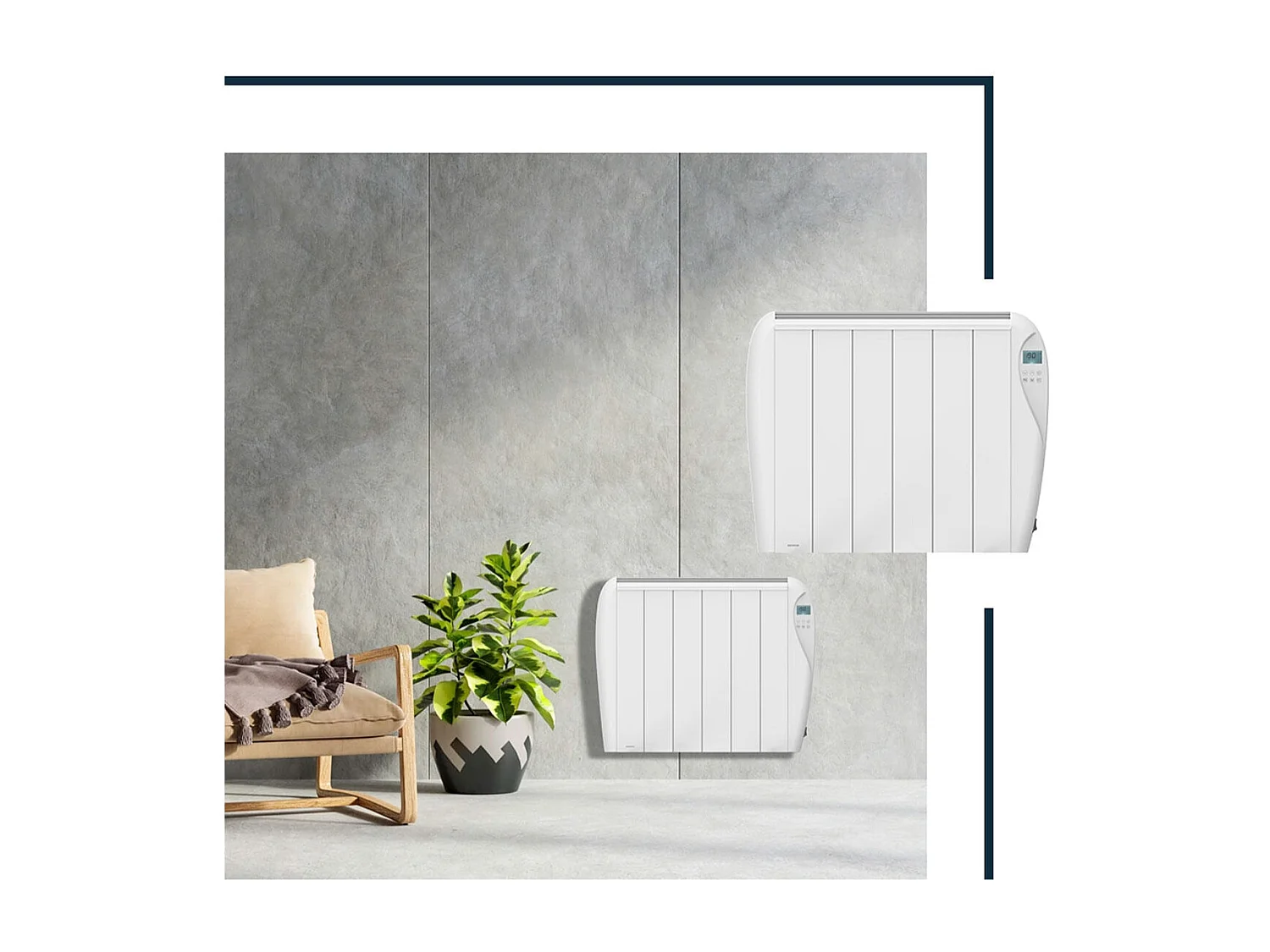 Emisor térmico Infiniton HD-ET12 1200W 6 programas mando a distancia blanco