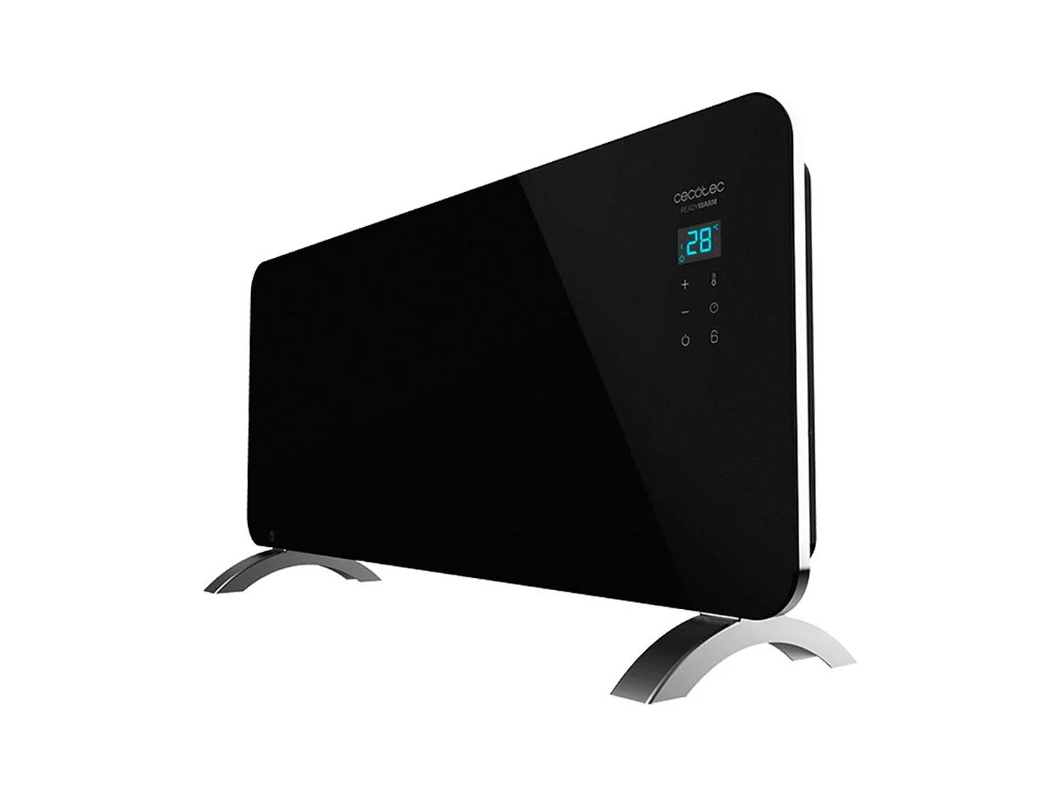 Konvektor Ready Warm 6770 Crystal Connection Cecotec 2000W Wifi App/Temps Schwarz