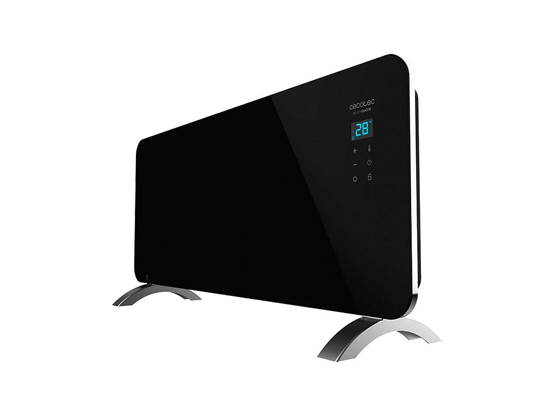 Konvektor Ready Warm 6770 Crystal Connection Cecotec 2000W Wifi App/Temps Schwarz