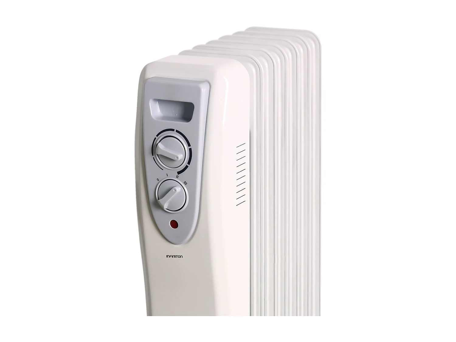 Radiador de aceite Infiniton HOR-1500 1500W 3 niveles de potencia blanco