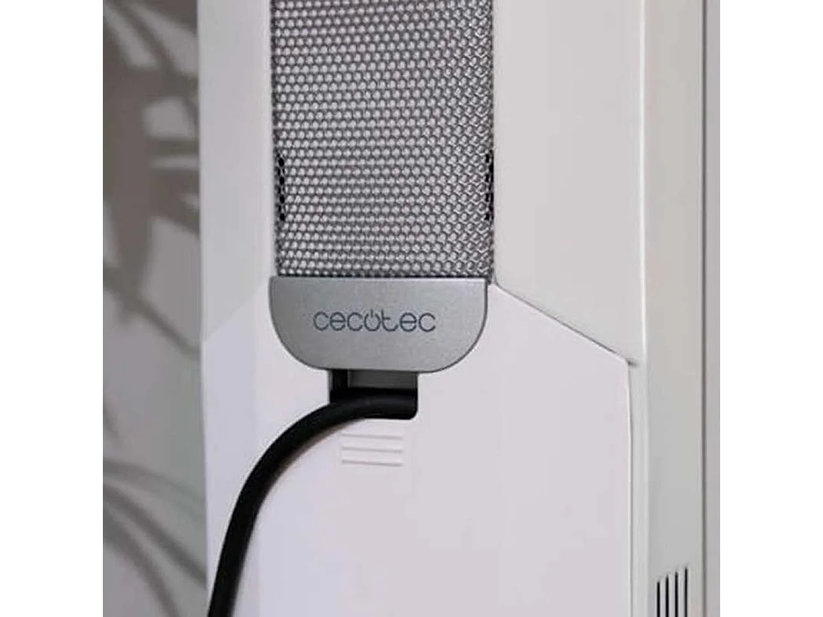 Radiador de aceite Ready Warm 9000 Space Cecotec 2000W 9 módulos con ruedas blanco