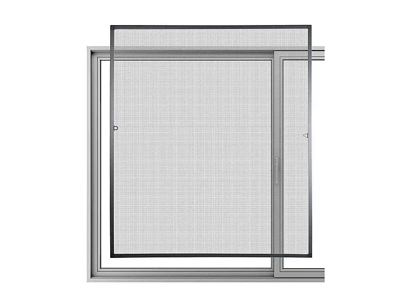 Mosquitera de ventana gris 150x130 cm