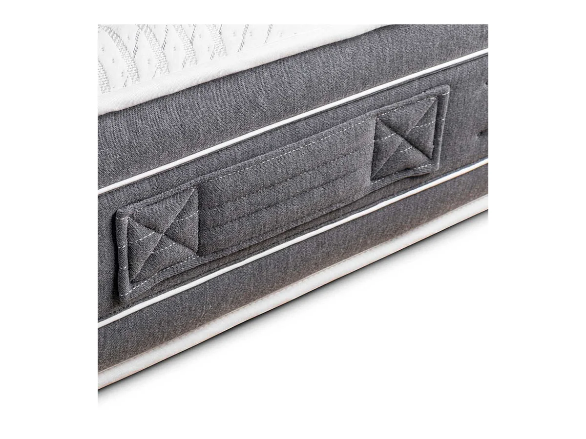 Colchón Pocket Active Viscotech núcleo Muelle Ensacado BS Spring 7Z blanco 90x200 cm