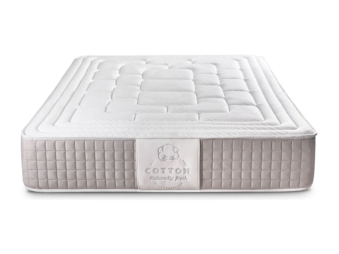 Colchón Cotton Comfort Viscotechnology núcleo Flexcel 28kg/m3 blanco 90x190 cm