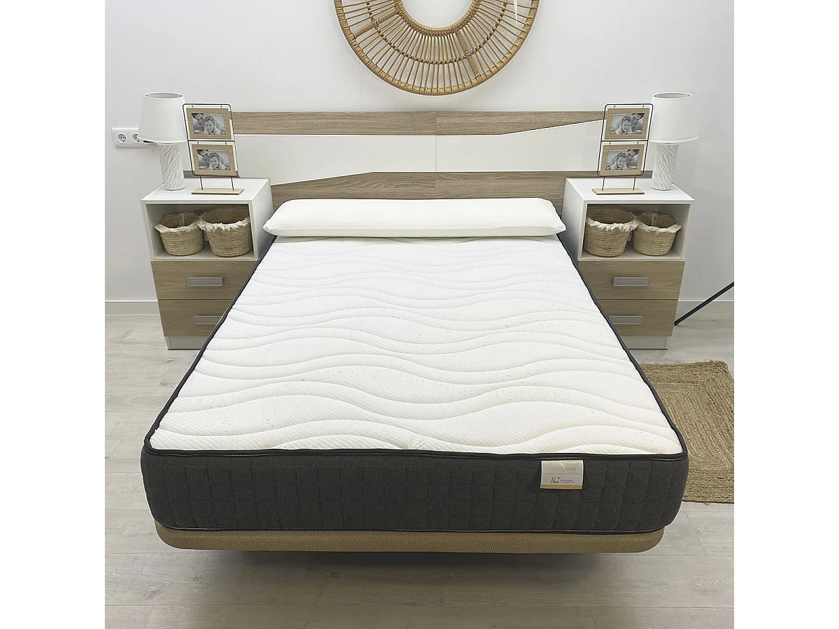 Colchón Oro Noah núcleo Flexcel 23kg/m³ enrollado 160x190 cm