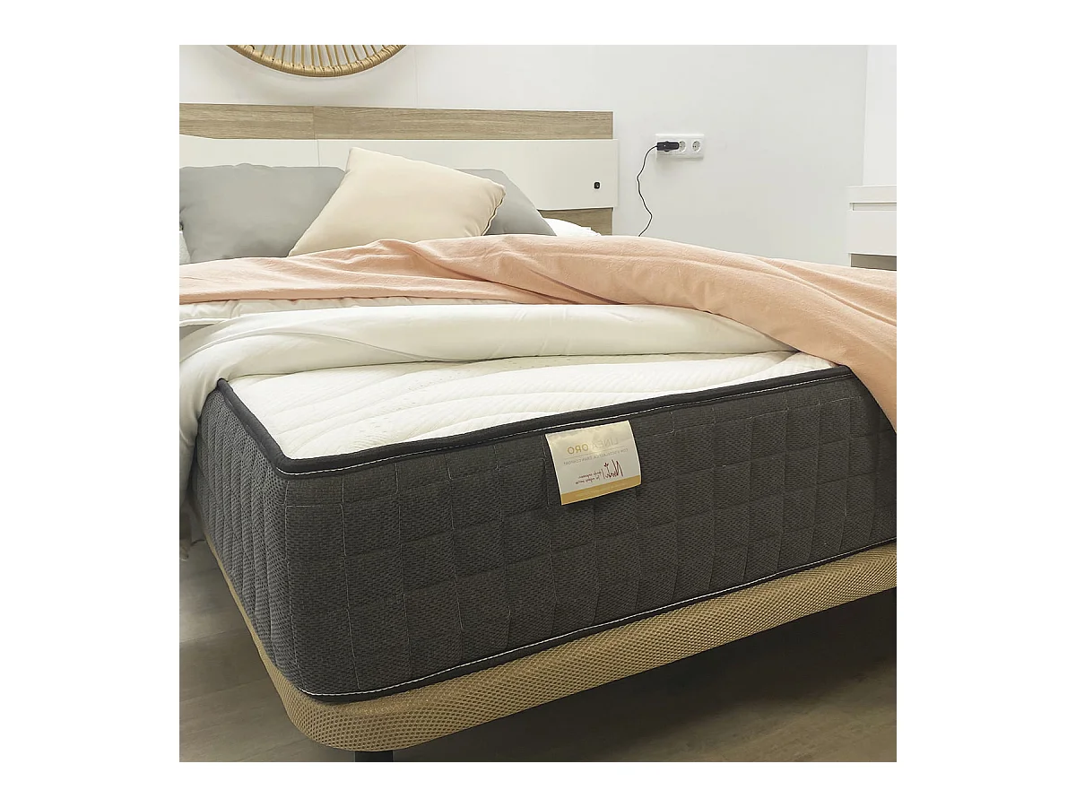 Colchón Oro Noah núcleo Flexcel 23kg/m³ enrollado 135x190 cm