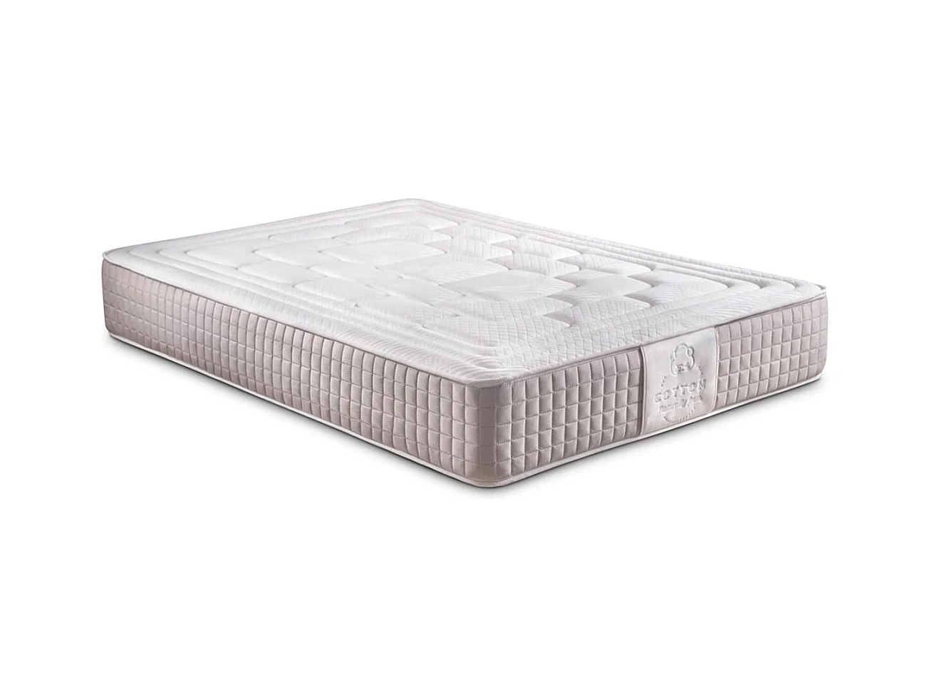 Colchón Cotton Comfort Viscotechnology núcleo Flexcel 28kg/m3 blanco 135x190 cm
