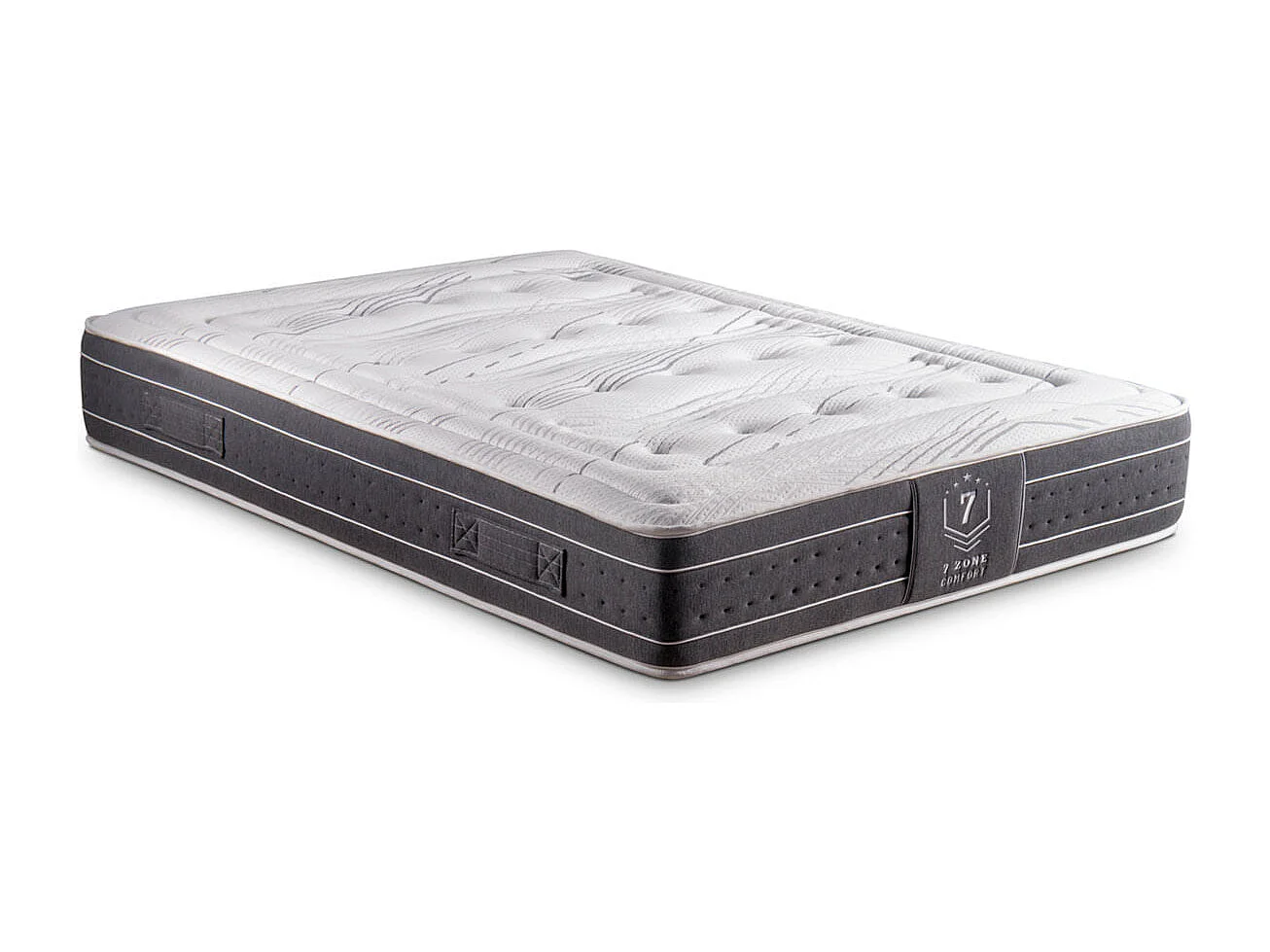 Colchón Pocket Active Viscotech núcleo Muelle Ensacado BS Spring 7Z blanco 150x200 cm