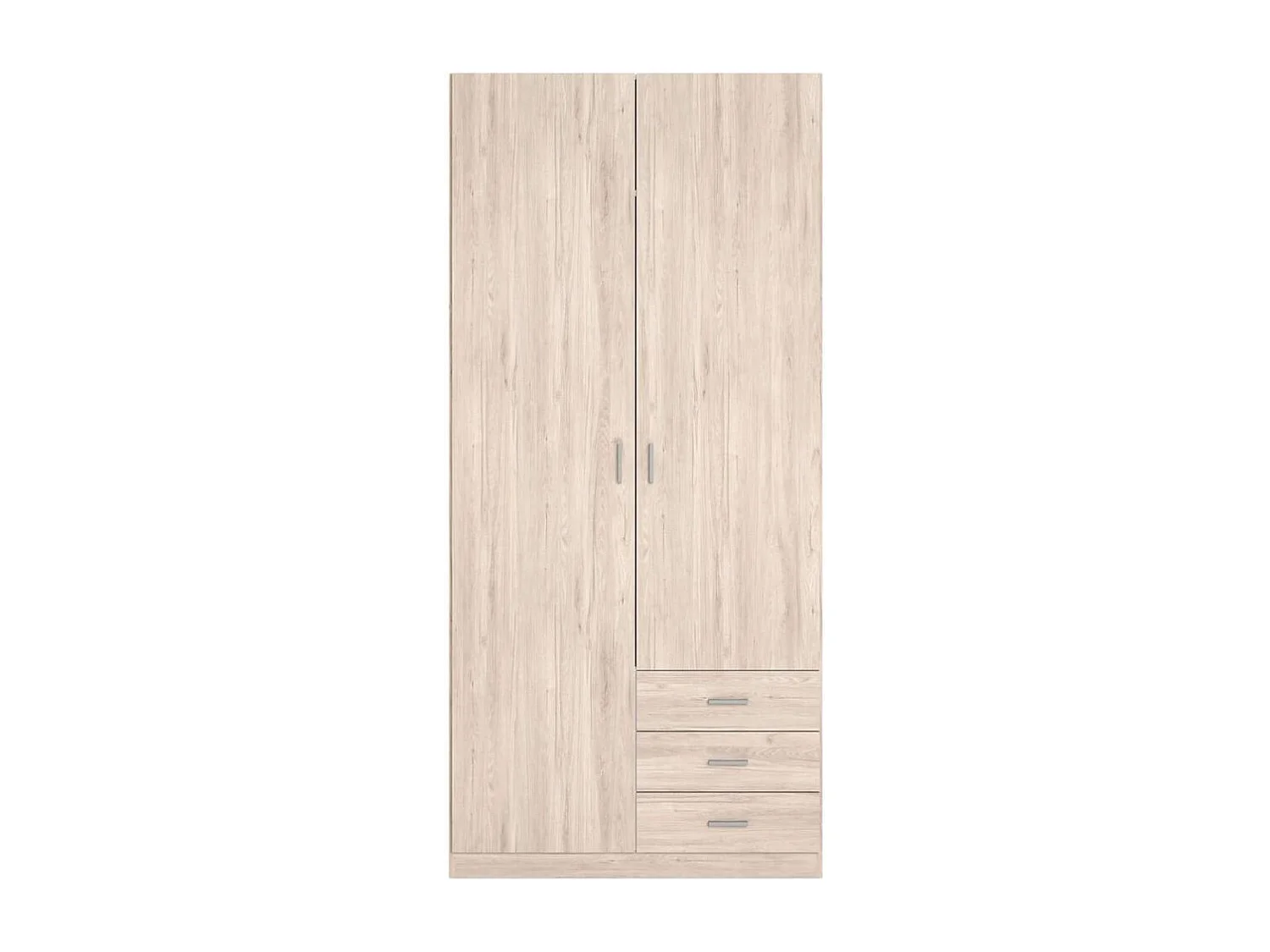 Armario Roma 2 puertas + 3 cajones sahara 215,5x99,8x52,6 cm