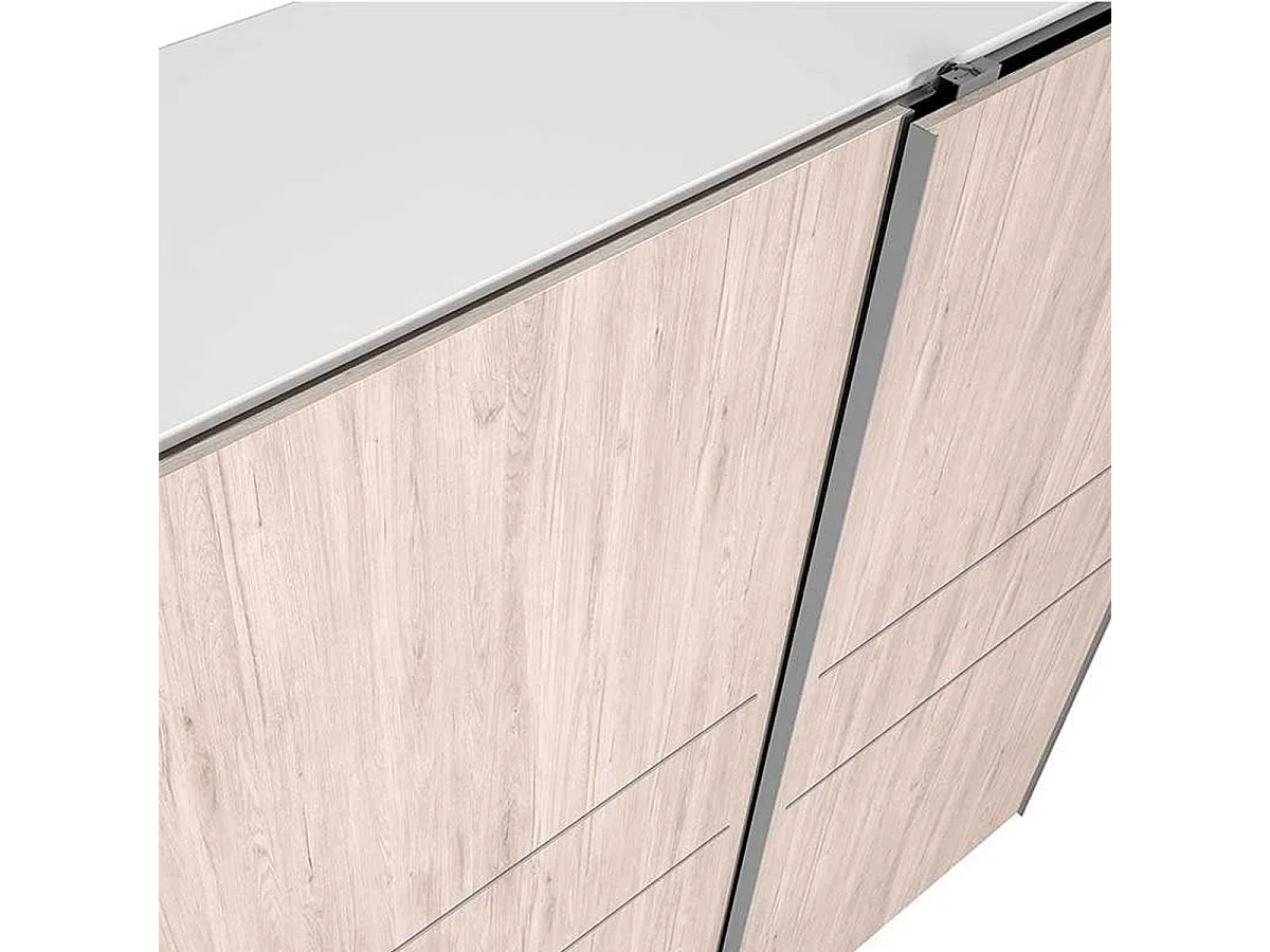 Armario Siena 2 puertas correderas sahara 201x182x56 cm