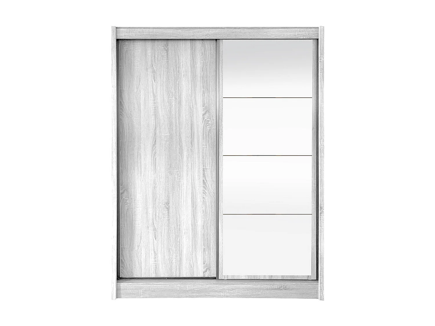 Armario Marbella 2 puertas correderas blanco artik 220x160x58 cm