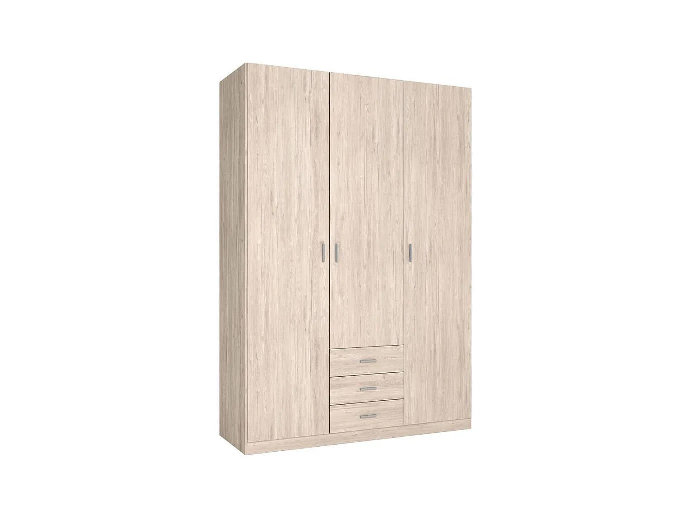 Armario Roma 3 puertas + 3 cajones sahara 215,5x148,9x52,6 cm