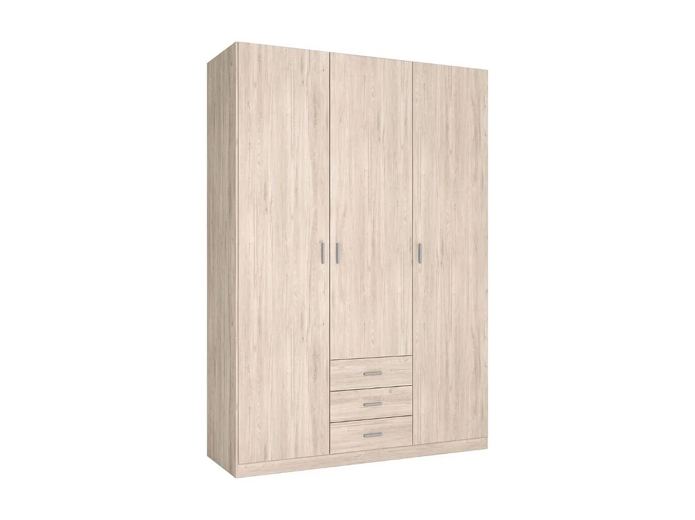 Armario Roma 3 puertas + 3 cajones sahara 215,5x148,9x52,6 cm