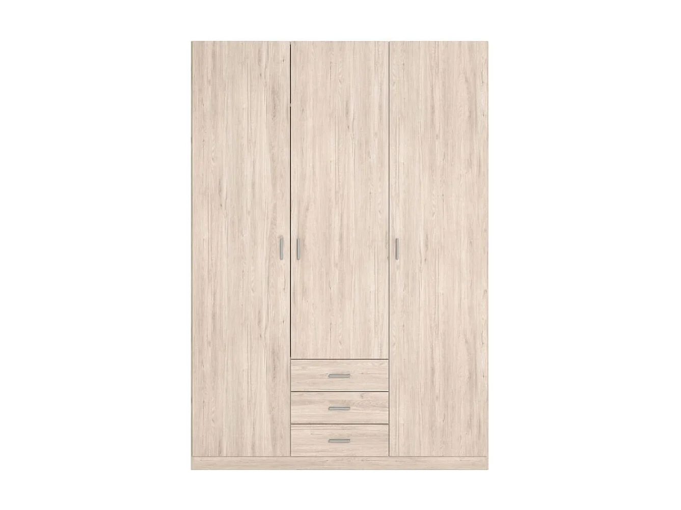Armario Roma 3 puertas + 3 cajones sahara 215,5x148,9x52,6 cm