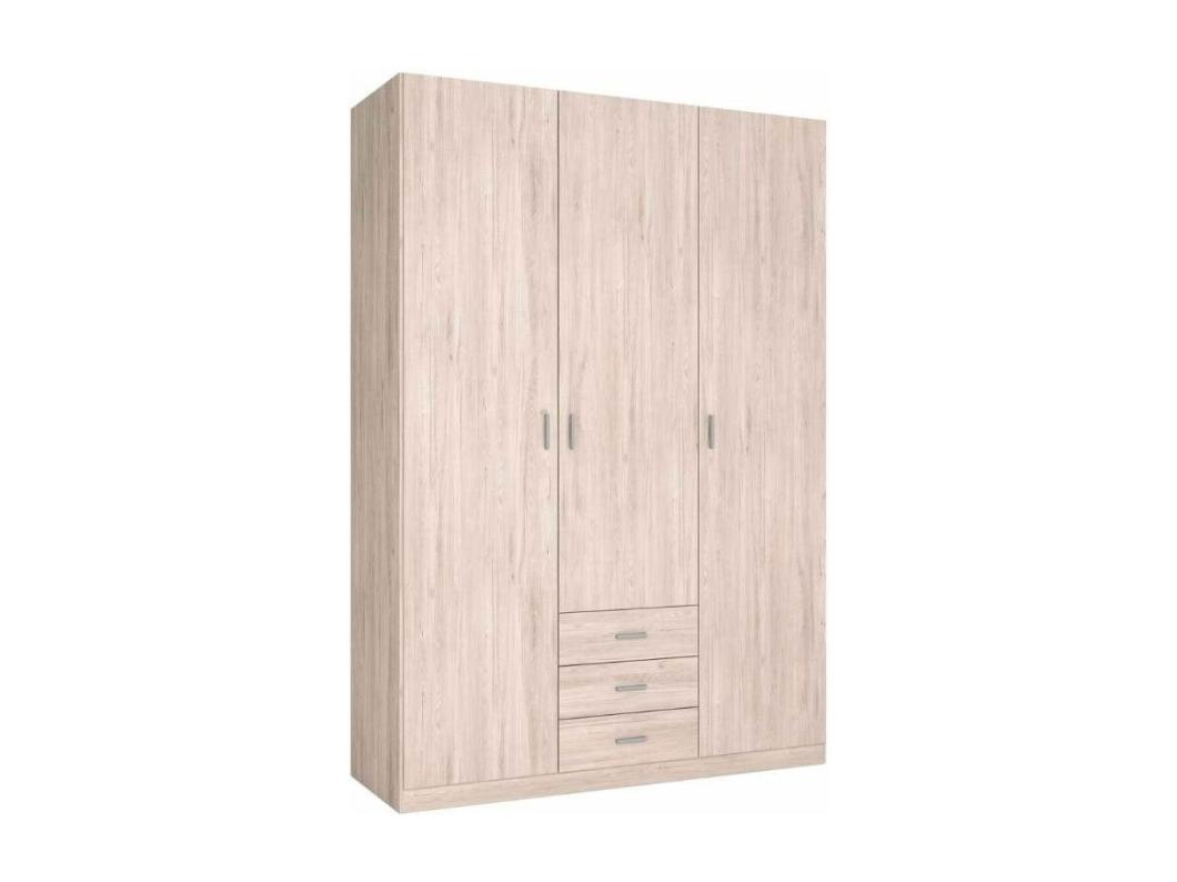 Armario Roma 3 puertas+3 cajones sahara 215,5x148,9x52,6 cm