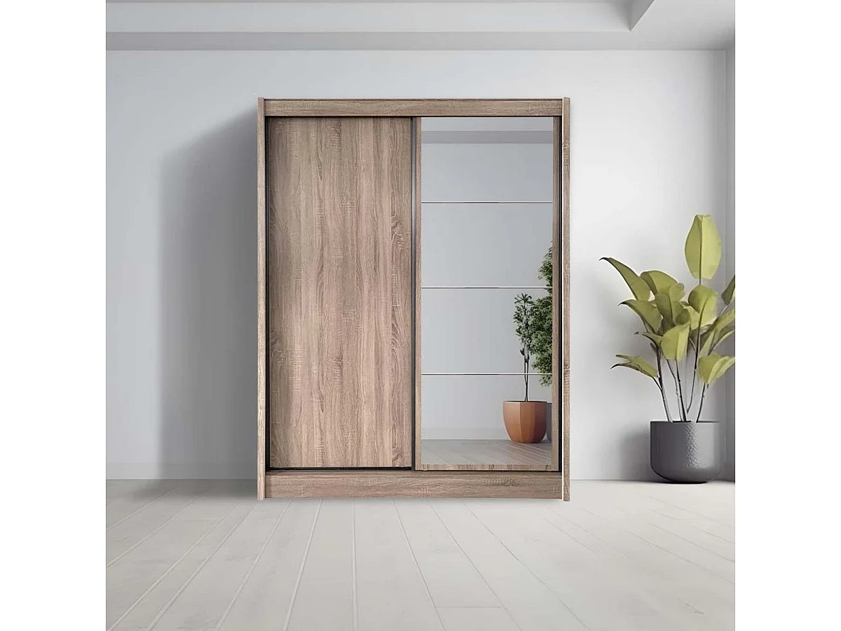Armario Marbella 2 puertas correderas cambria 220x160x58 cm