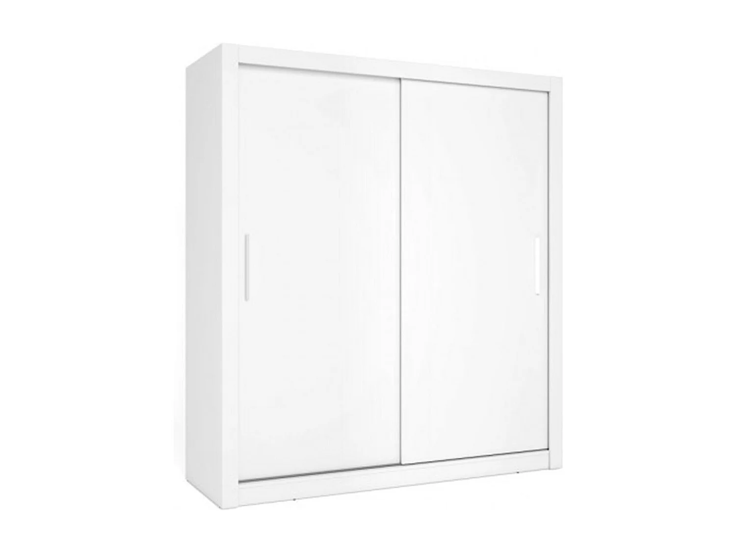 Armario Sava 2 puertas correderas blanco mate 201x182x58,7 cm