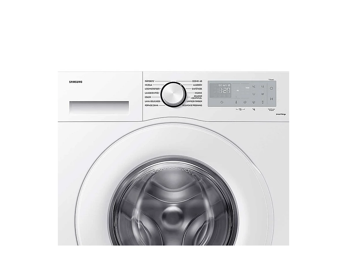 Lavadora de carga frontal Samsung Ecobubble WW80CGC04DTHEC 8kg 1400 rpm A blanco 85 cm