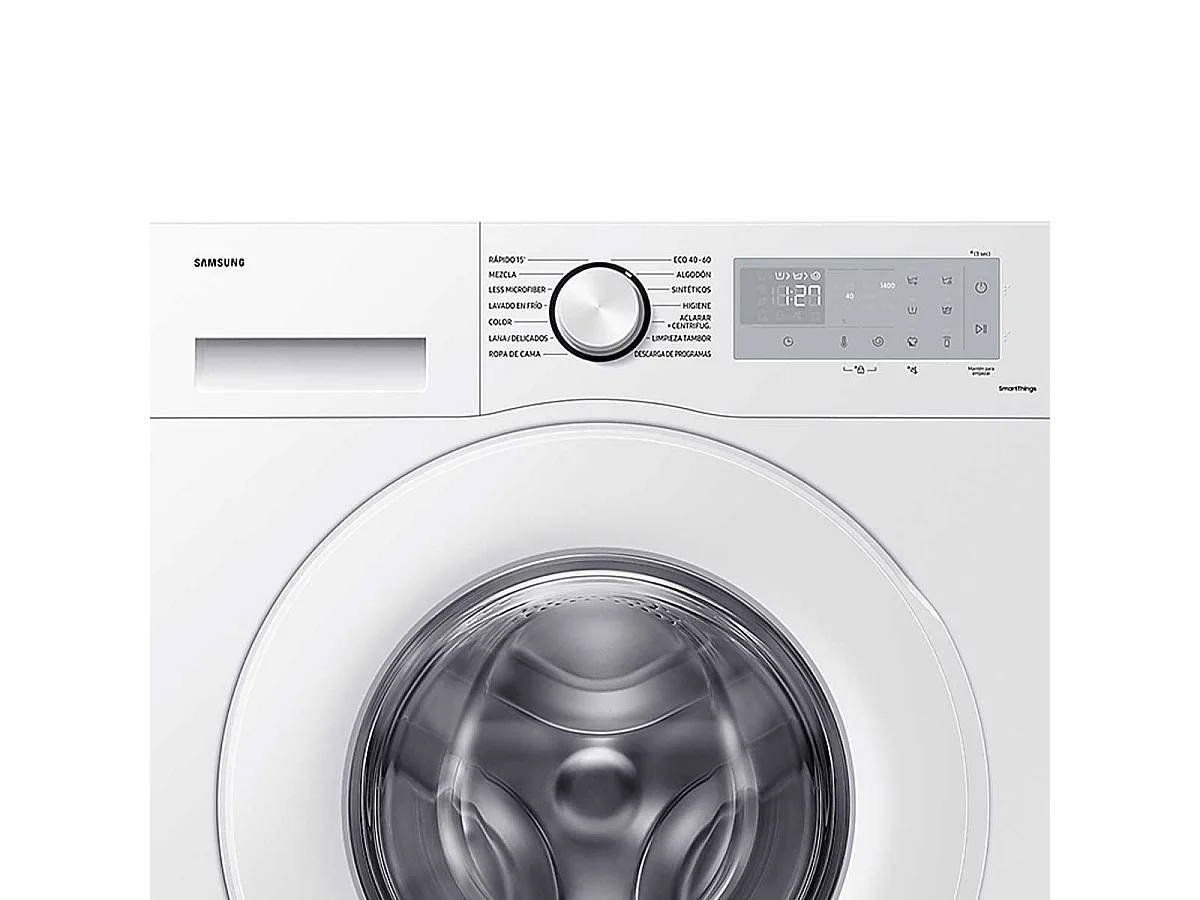 Lavadora de carga frontal Samsung Ecobubble WW80CGC04DTHEC 8kg 1400 rpm A blanco 85 cm