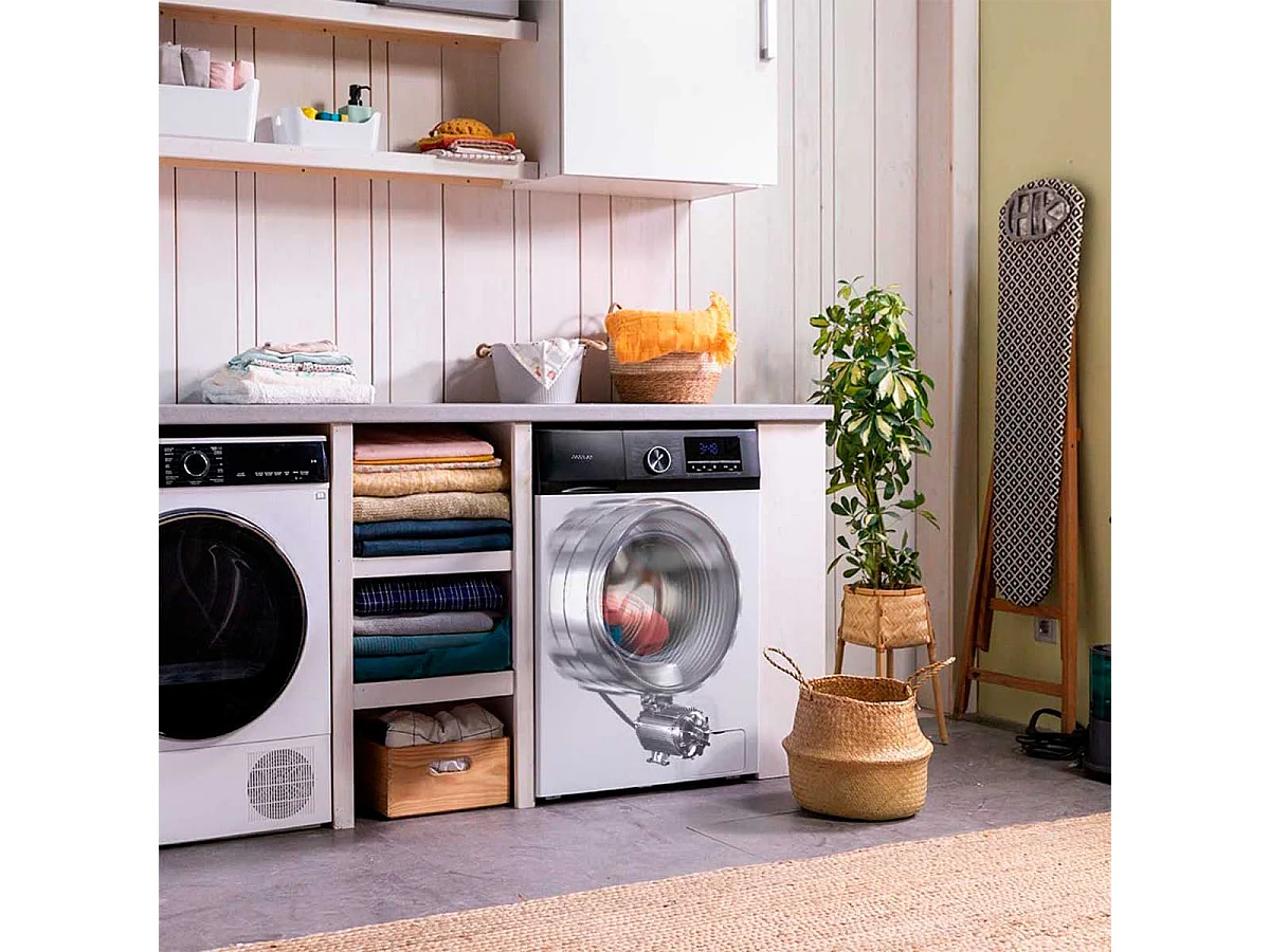 Lavadora Cecotec Bolero Dresscode 7500 Inverter A 7kg 1400 rpm A blanco 85 cm