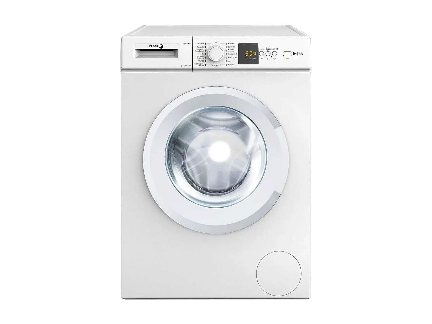 Lavadora Fagor 3FE-7112 7kg 1200 rpm 15 programas D blanco 84,5 cm