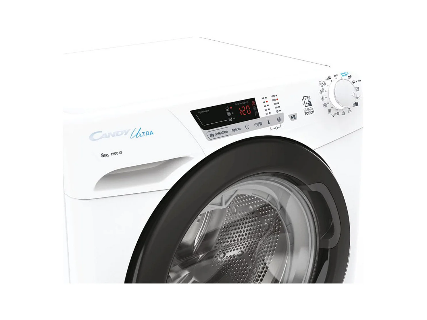 Candy Ultra HCU1282DWB4/1-S lavatrice Caricamento frontale 8 kg 1200 Giri/min Bianco