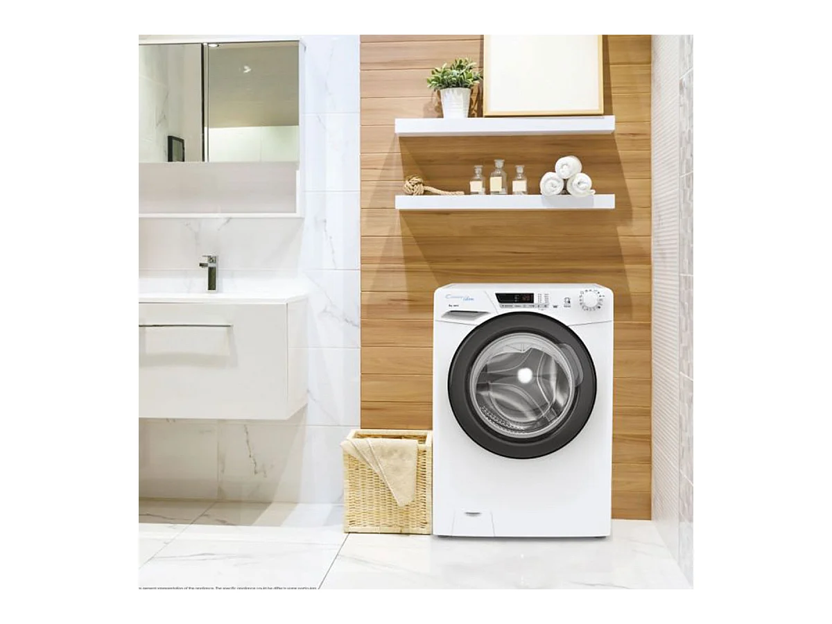 Candy Ultra HCU1282DWB4/1-S lavatrice Caricamento frontale 8 kg 1200 Giri/min Bianco