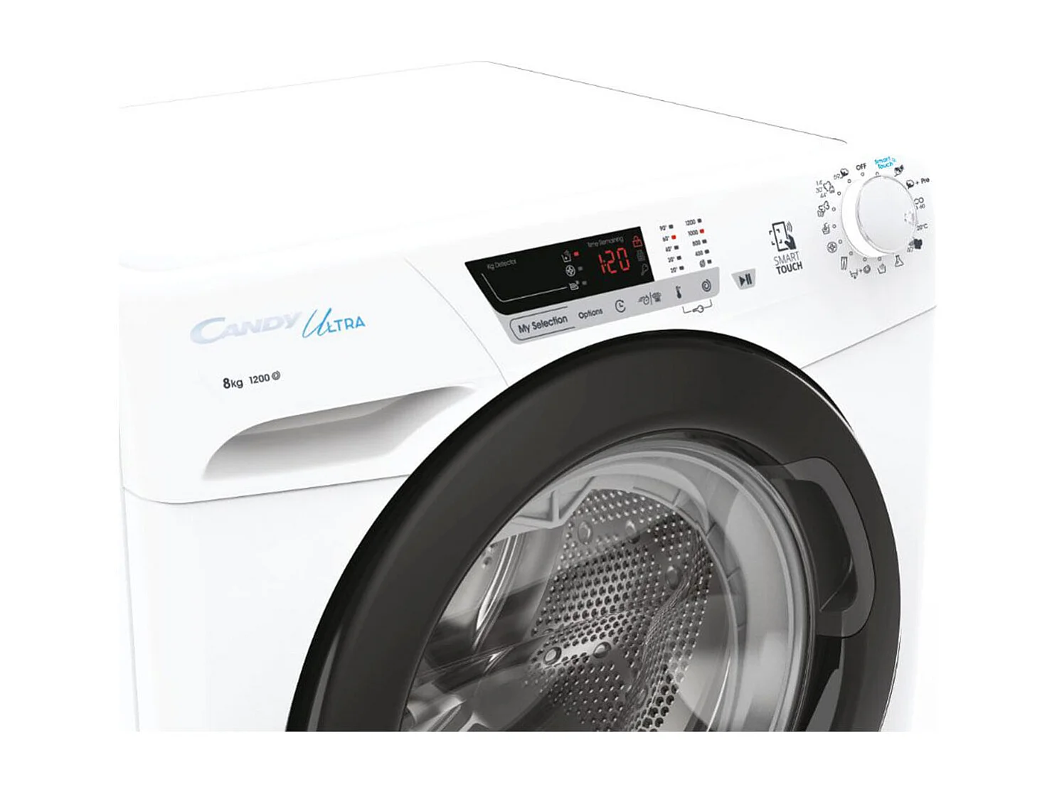Candy Ultra HCU1282DWB4/1-S lavatrice Caricamento frontale 8 kg 1200 Giri/min Bianco