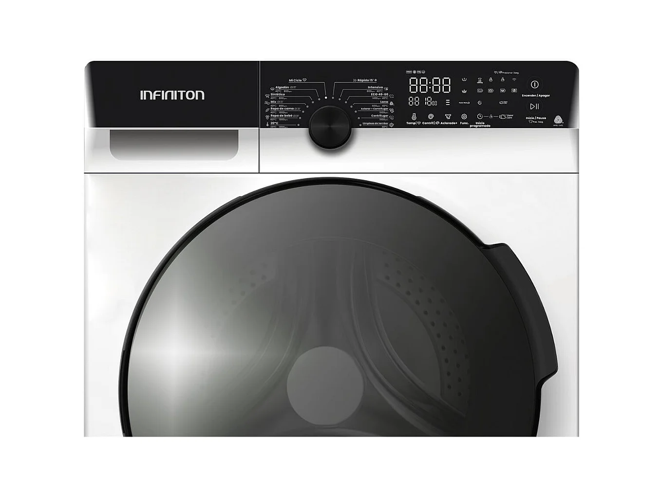 Lavadora Infiniton WM-G124AWL 12kg 1400 rpm 14 programas A blanco 59,5 cm