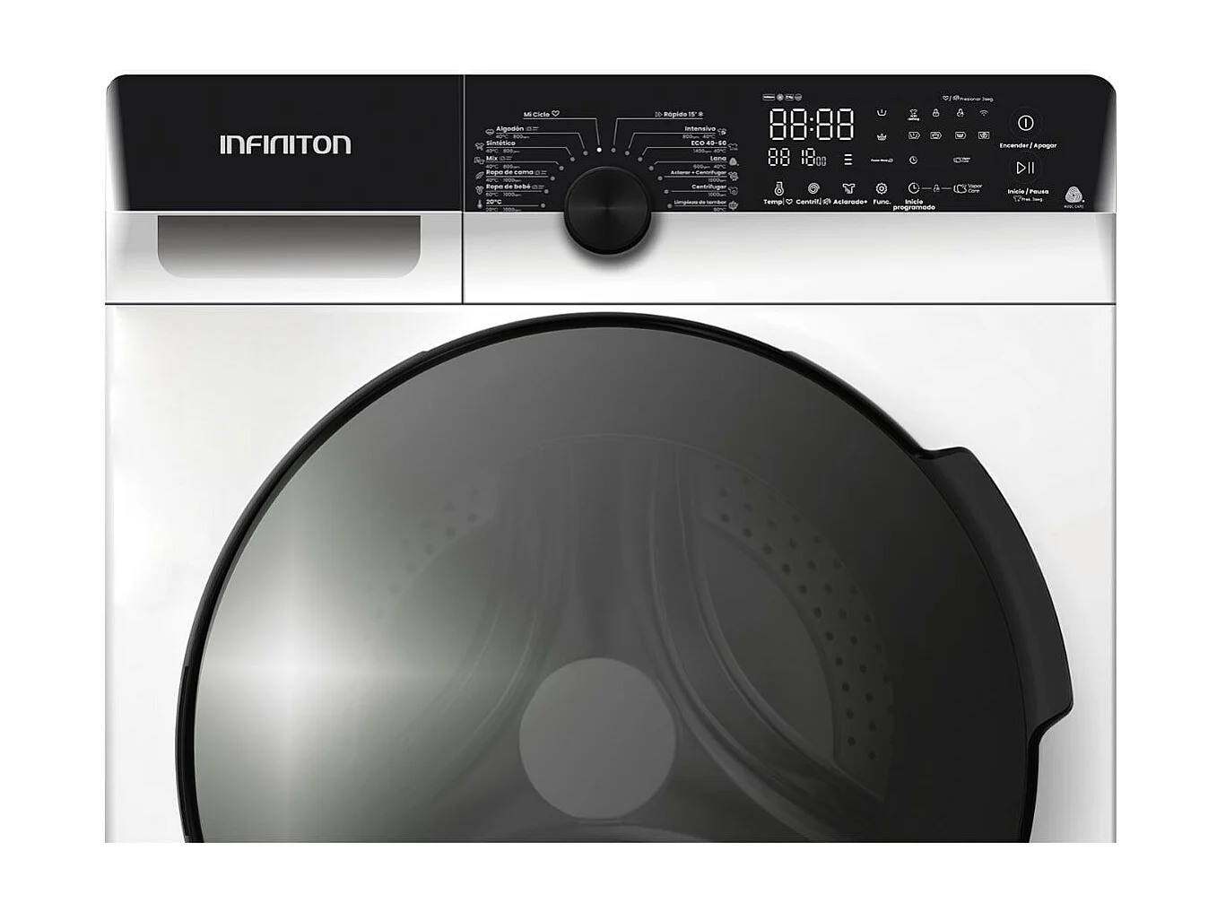 Lavadora Infiniton WM-G124AWL 12kg 1400 rpm 14 programas A blanco 59,5 cm