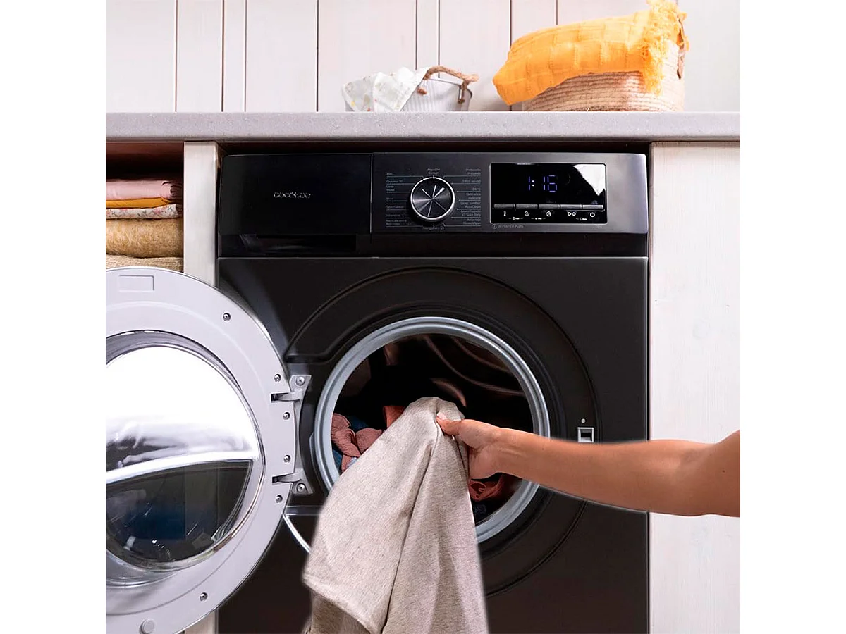 Lavadora Cecotec Bolero DressCode 8500 Inverter Steel A 8kg 1400 rpm A inox 85 cm