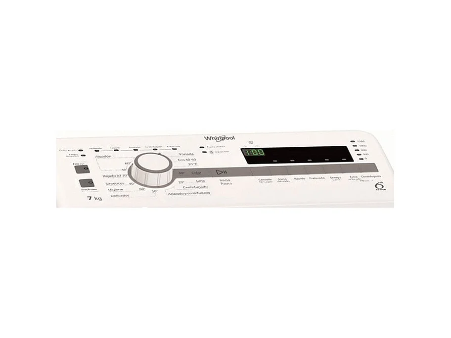 Lavadora carga superior Whirpool TDLR 7220SS 7kg 1200 rpm 13 programas E blanco 90 cm