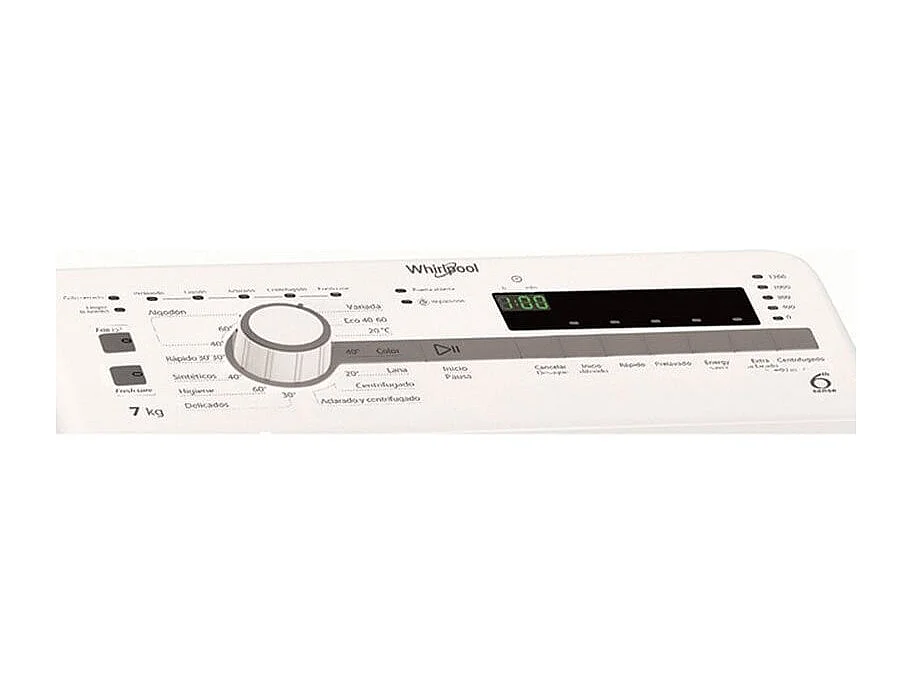 Lavadora carga superior Whirpool TDLR 7220SS 7kg 1200 rpm 13 programas E blanco 90 cm