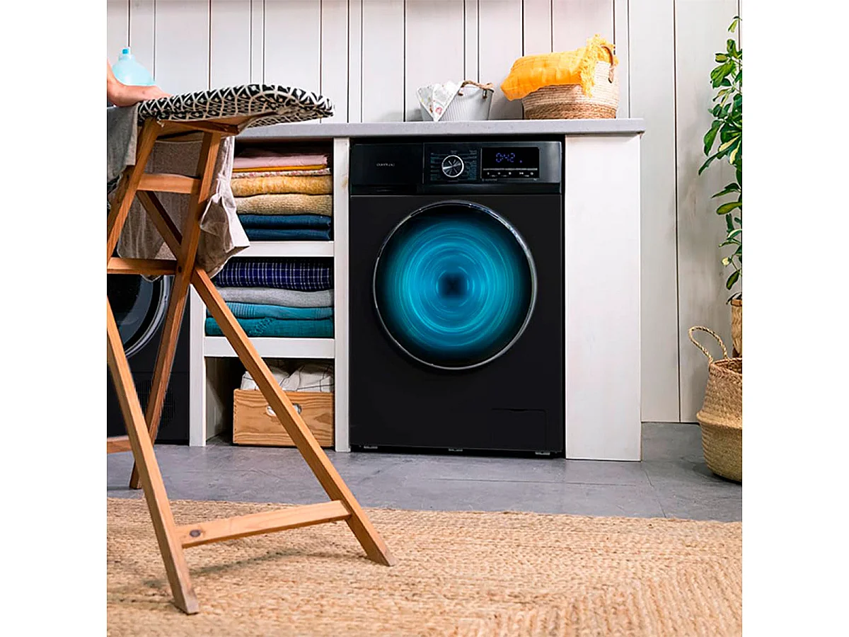 Lavadora Cecotec Bolero DressCode 9500 Inverter Steel A 9kg 1400 rpm 16 programas A gris 85 cm