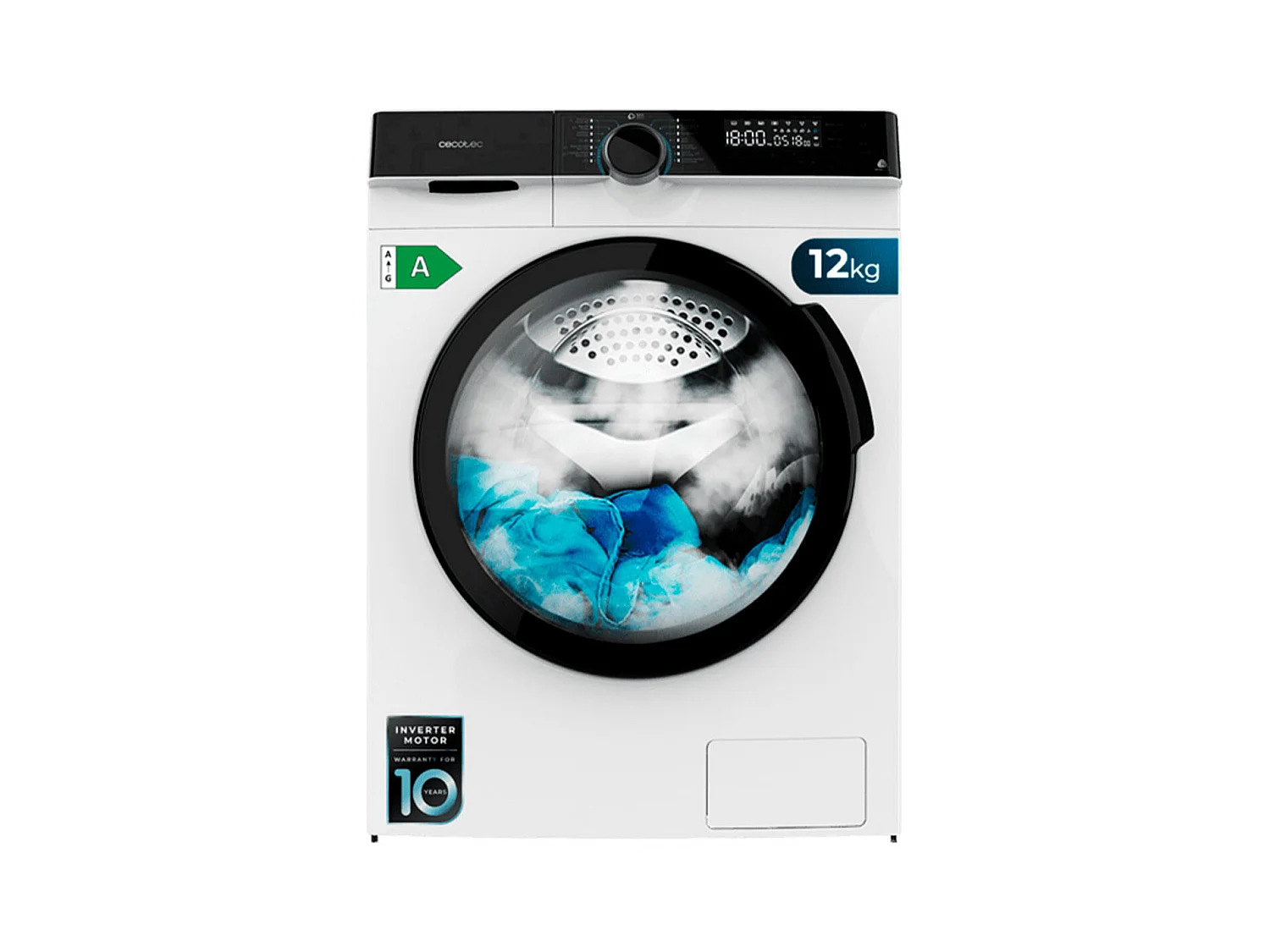 Lavadora Cecotec Bolero DressCode 121000 12kg 1400 rpm Spa Care A blanco 85 cm