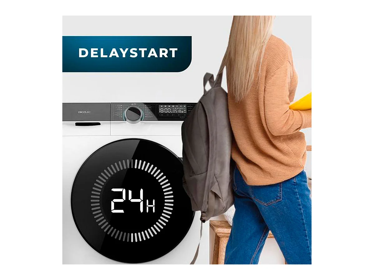 Lavadora Cecotec Bolero DressCode 121000 12kg 1400 rpm Spa Care A blanco 85 cm