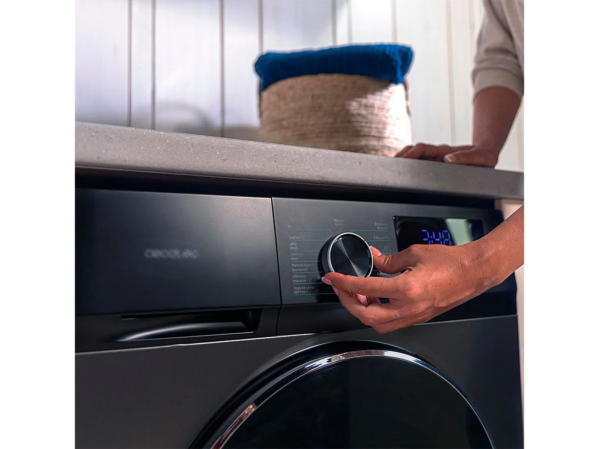 Lavadora Cecotec Bolero DressCode 10500 Inverter A 10kg 1400 rpm 16 programas A inox 85 cm
