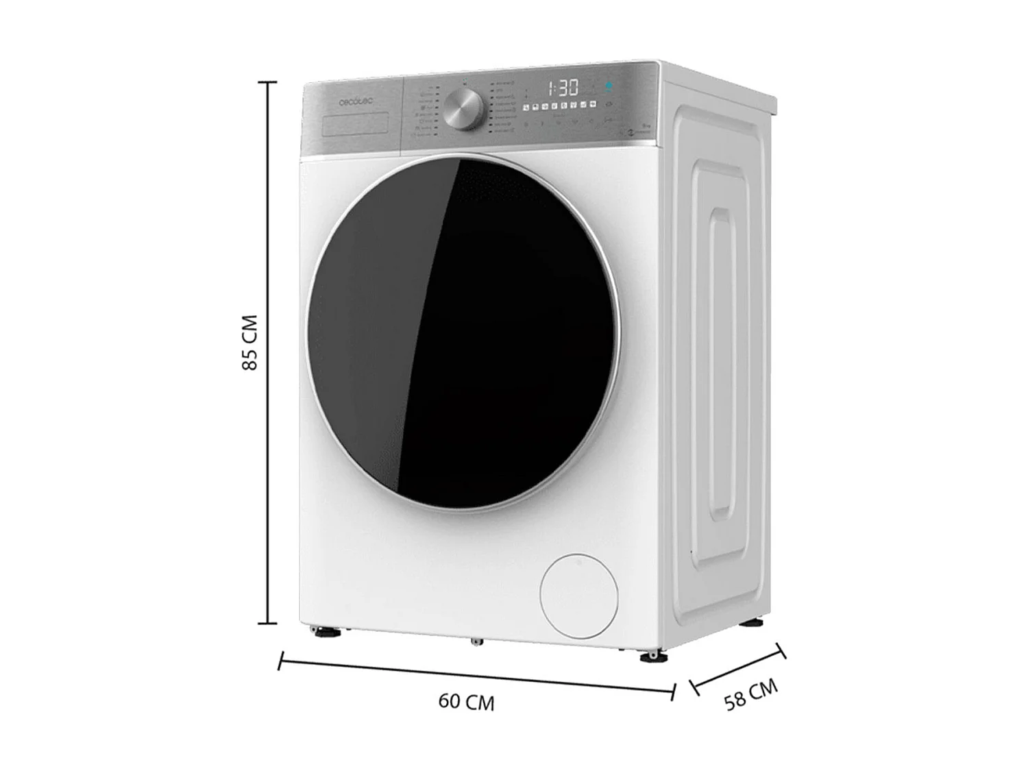 Lavadora Cecotec Bolero DressCode 9800 Inverter A 9kg 1400 rpm 16 programas A blanco 60 cm