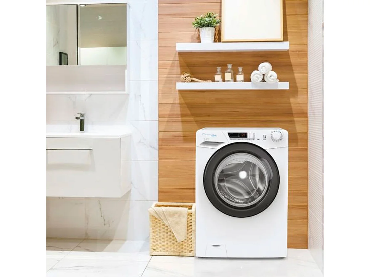 Candy Ultra HCU1292DWB4/1-S lavatrice Caricamento frontale 9 kg 1200 Giri/min Bianco