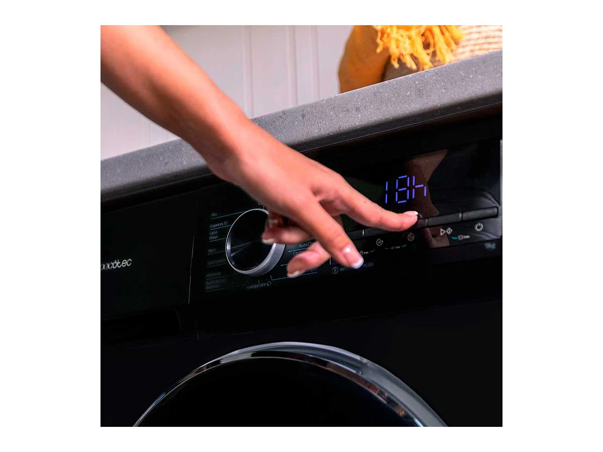 Lavadora Cecotec Bolero Dresscode 7500 Inverter A 7kg 1400 rpm A inox 85 cm