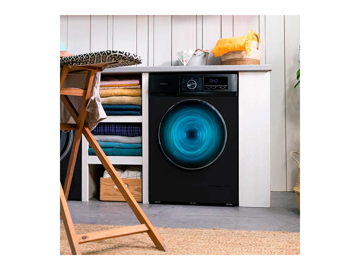 Lavadora Cecotec Bolero Dresscode 7500 Inverter A 7kg 1400 rpm A inox 85 cm