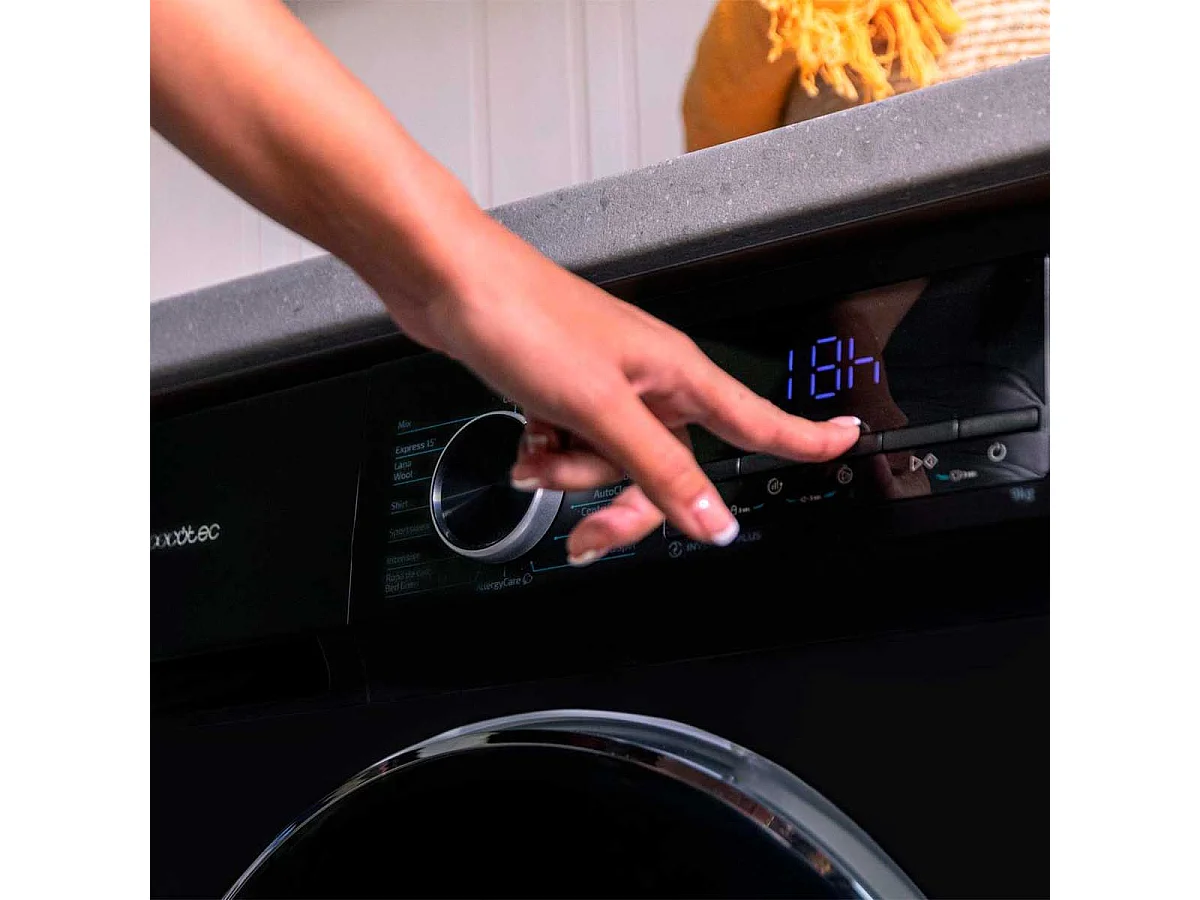 Lavadora Cecotec Bolero Dresscode 7500 Inverter A 7kg 1400 rpm A inox 85 cm