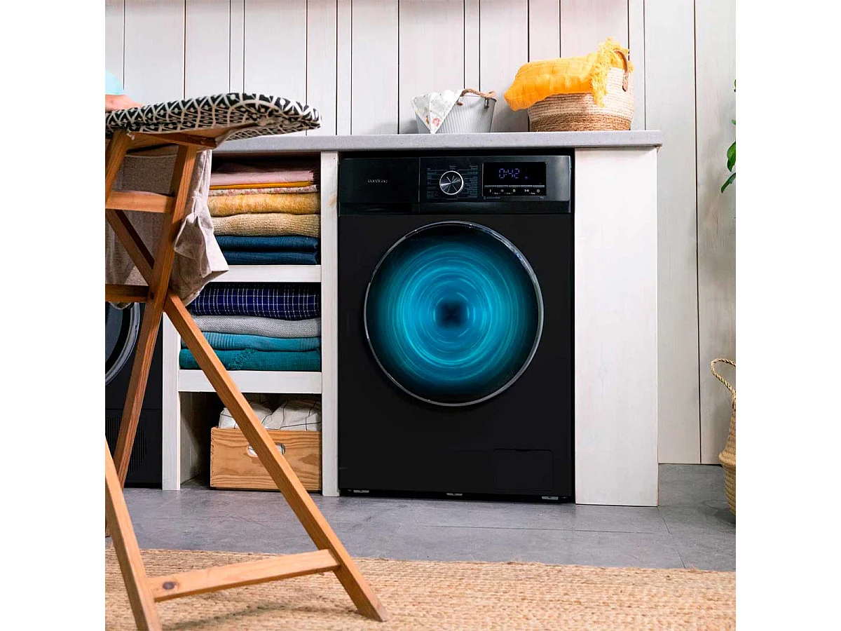 Lavadora Cecotec Bolero Dresscode 7500 Inverter A 7kg 1400 rpm A inox 85 cm