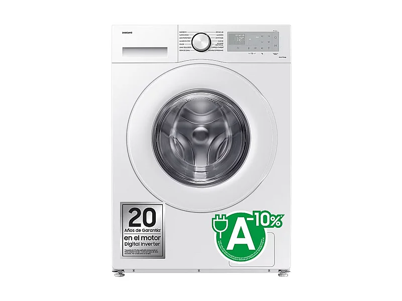Lavadora carga frontal Samsung WW11DG5B25THEC 11kg 1400 rpm 14 programas A blanco 60 cm