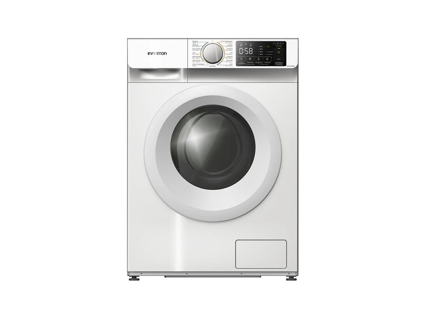 Lavadora Infiniton WM-N94ABE 9kg 1400 rpm 15 programas A blanco 59,5 cm