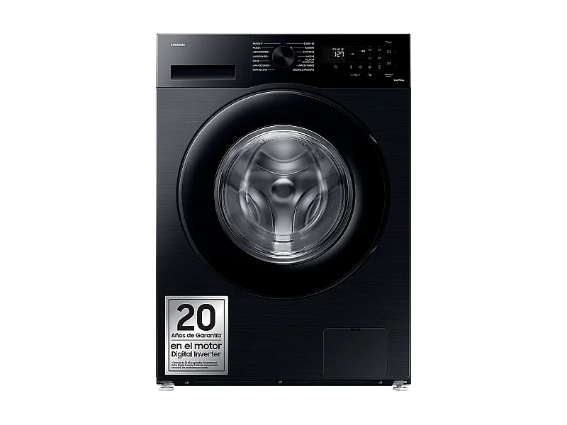 Lavadora de carga frontal Samsung WW90CGC04DABEC 9kg 1400 rpm Smart Things 13 programas A negro 85 cm